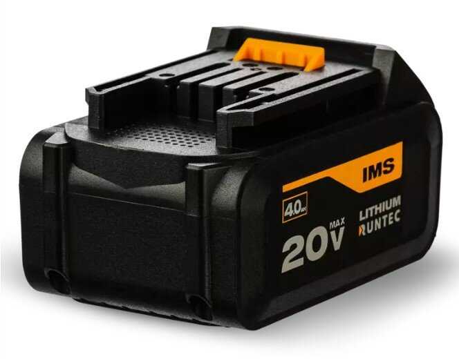 Батарея аккумуляторная RUNTEC PRO 20В, 4Ач (RT-LB24) фотография 4