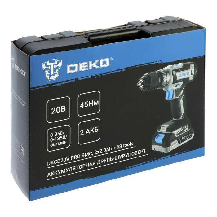 Электроинструмент Deko DKCD20V Pro фотография 19