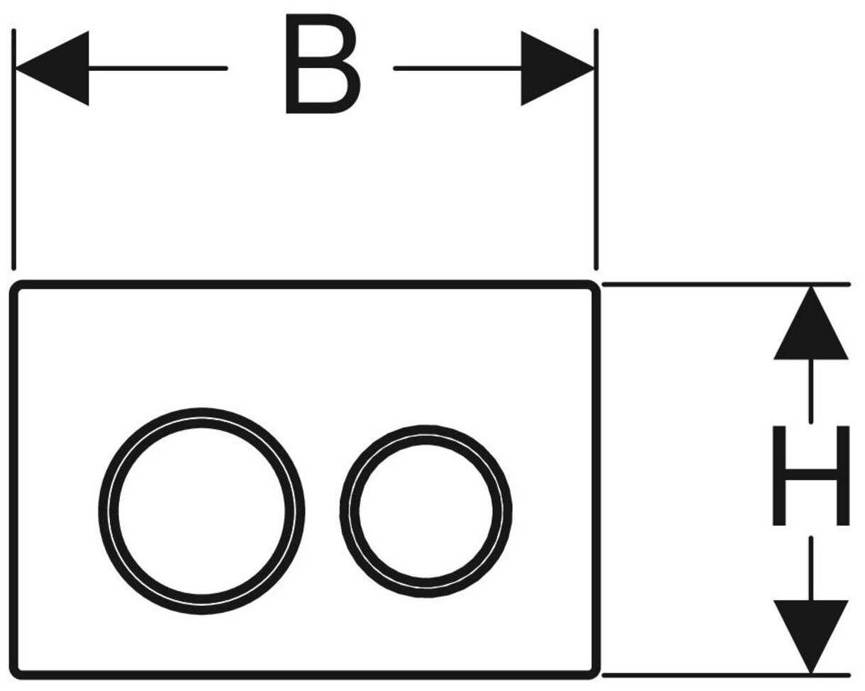 Кнопка смыва GEBERIT 115.085.KJ.1 Omega 20 фотография 2