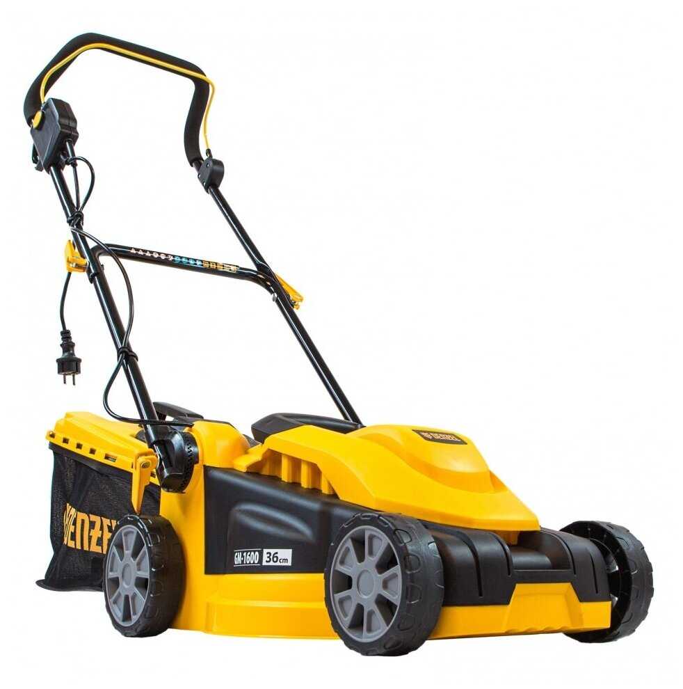 Электрическая газонокосилка Denzel GM-1600 (96616) фотография 12