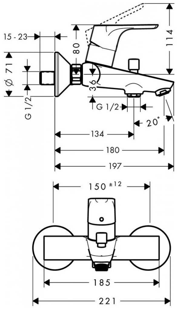 Смеситель Hansgrohe 31940 фотография 5