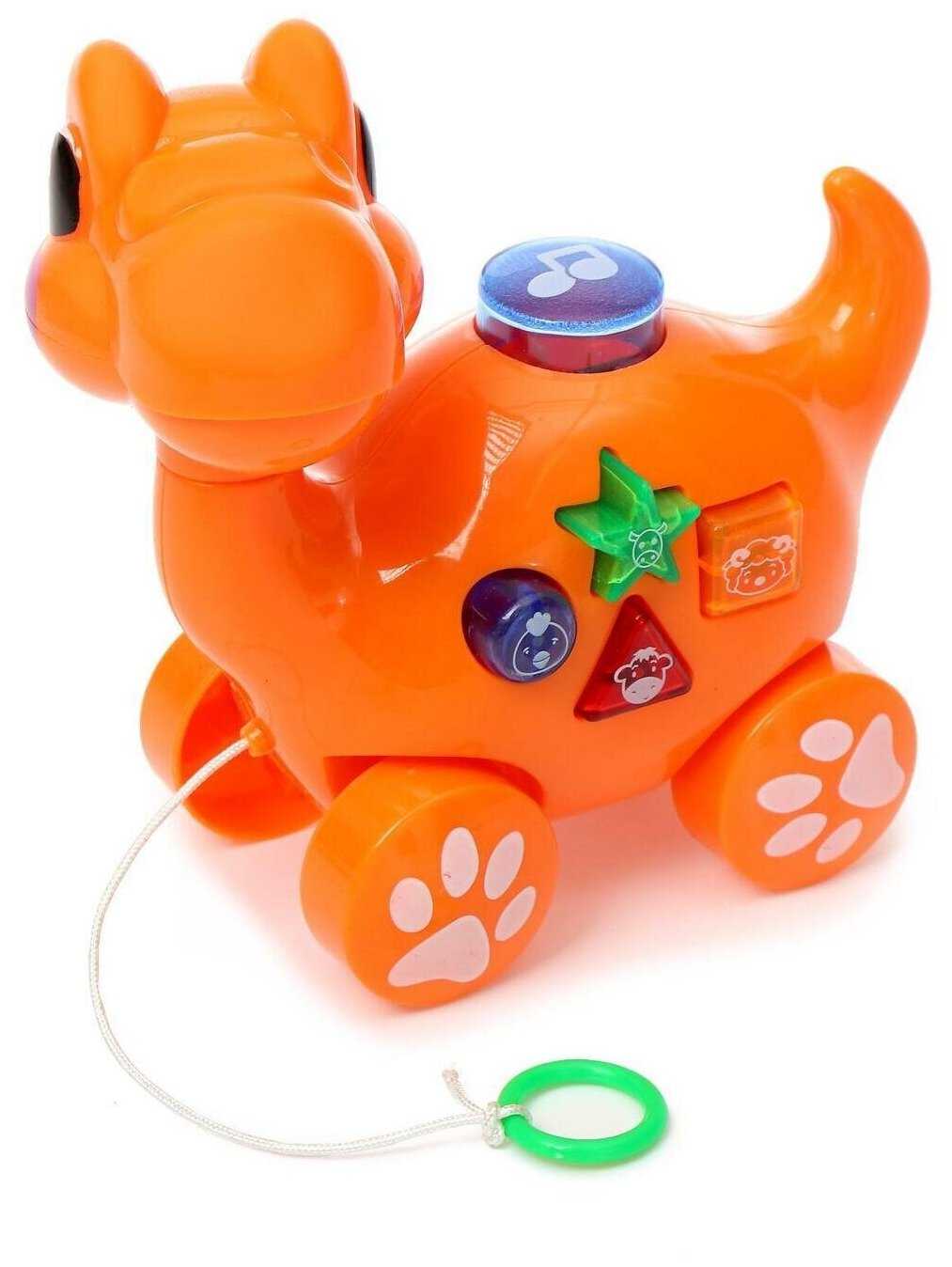 Музыкальная игрушка Маленький динозаврик , звук, свет, цвета микс 2710199827 фотография 5