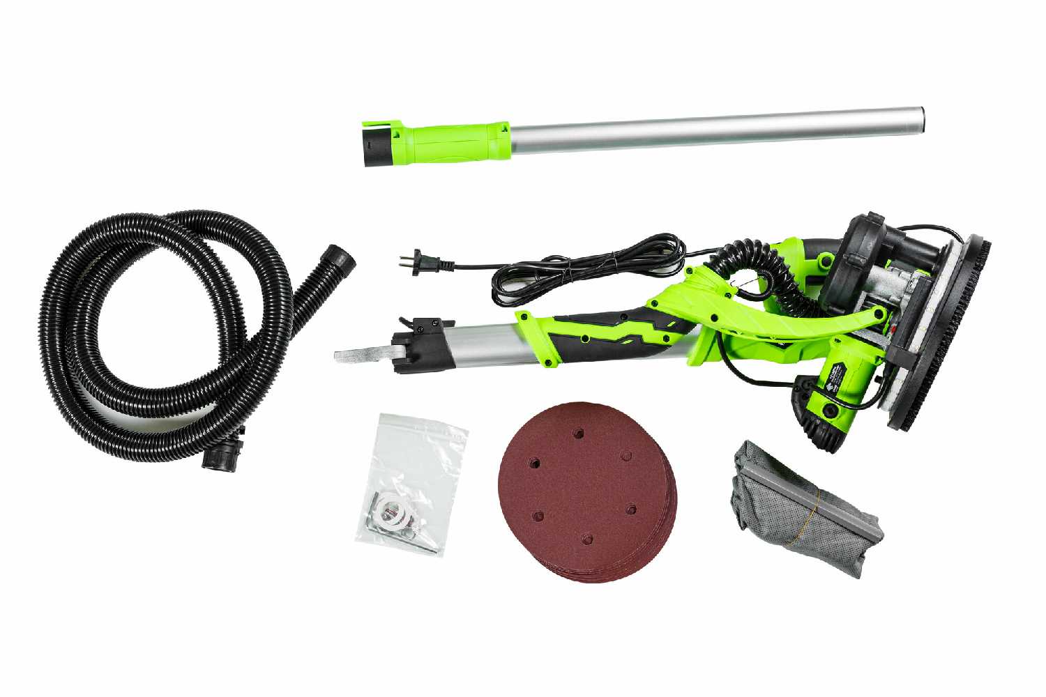 Шлифмашина для стен и потолков FANG TOOLS 225мм (с подсветкой и встроенным пылесосом) фотография 1