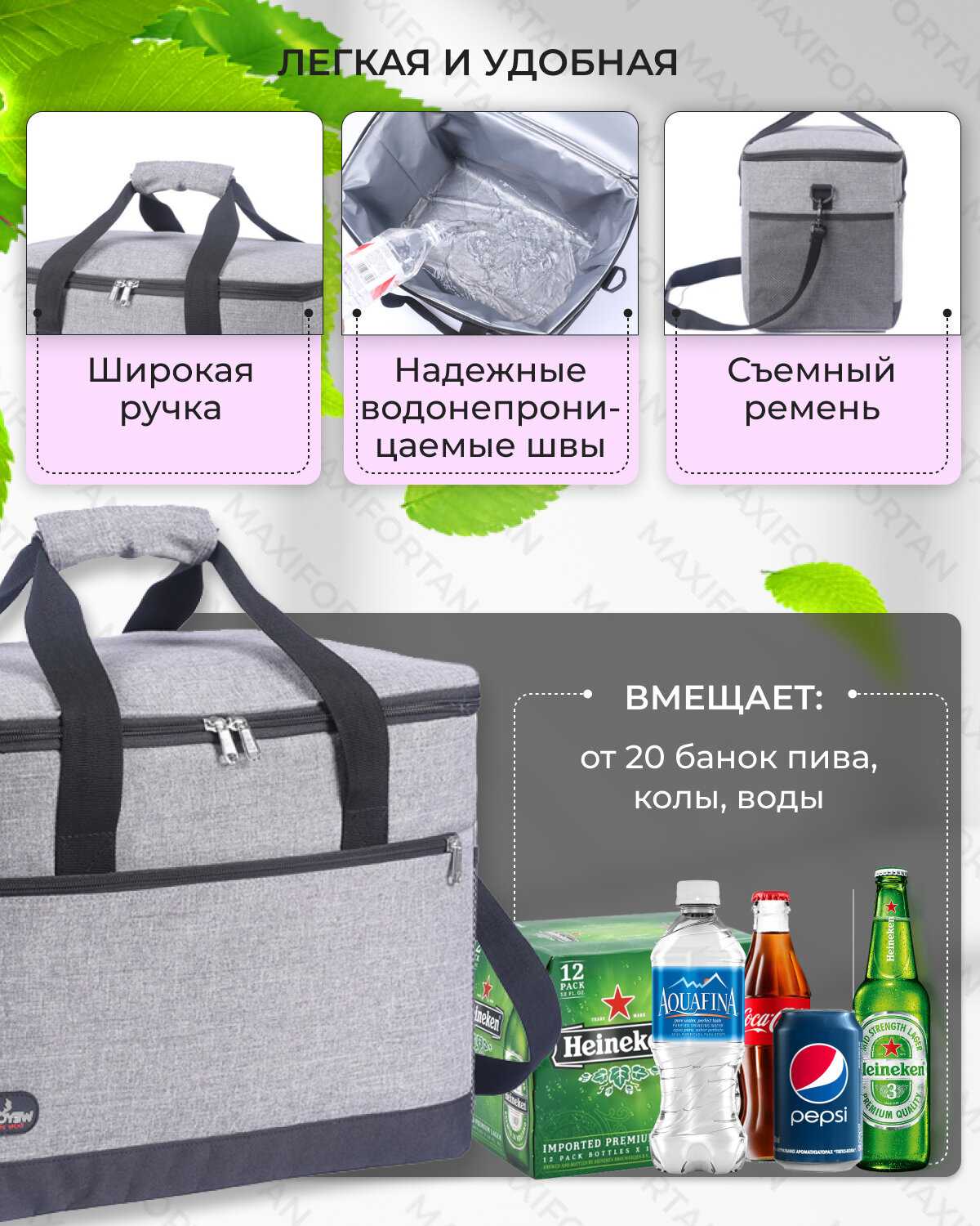 Сумка-холодильник MAXIFORTAN Сумка-холодильник 30 л (MAXIFORTAN) фотография 14