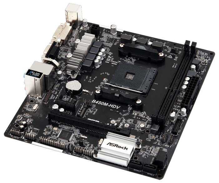 Лучшая Micro ATX плата для AMD: ASRock B450M-HDV - усердный работник