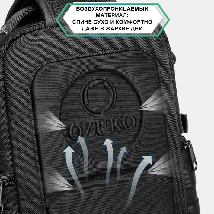 Рюкзак Ozuko Рюкзак однолямочный фотография 2