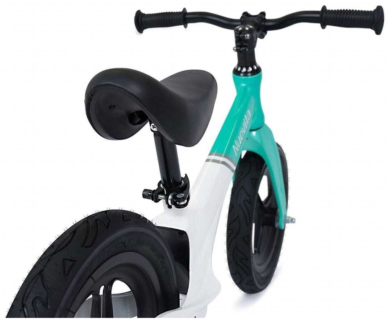 Беговел для детей Nuovita Mobinni N2 Nero Rosso/Красно-черный фотография 8