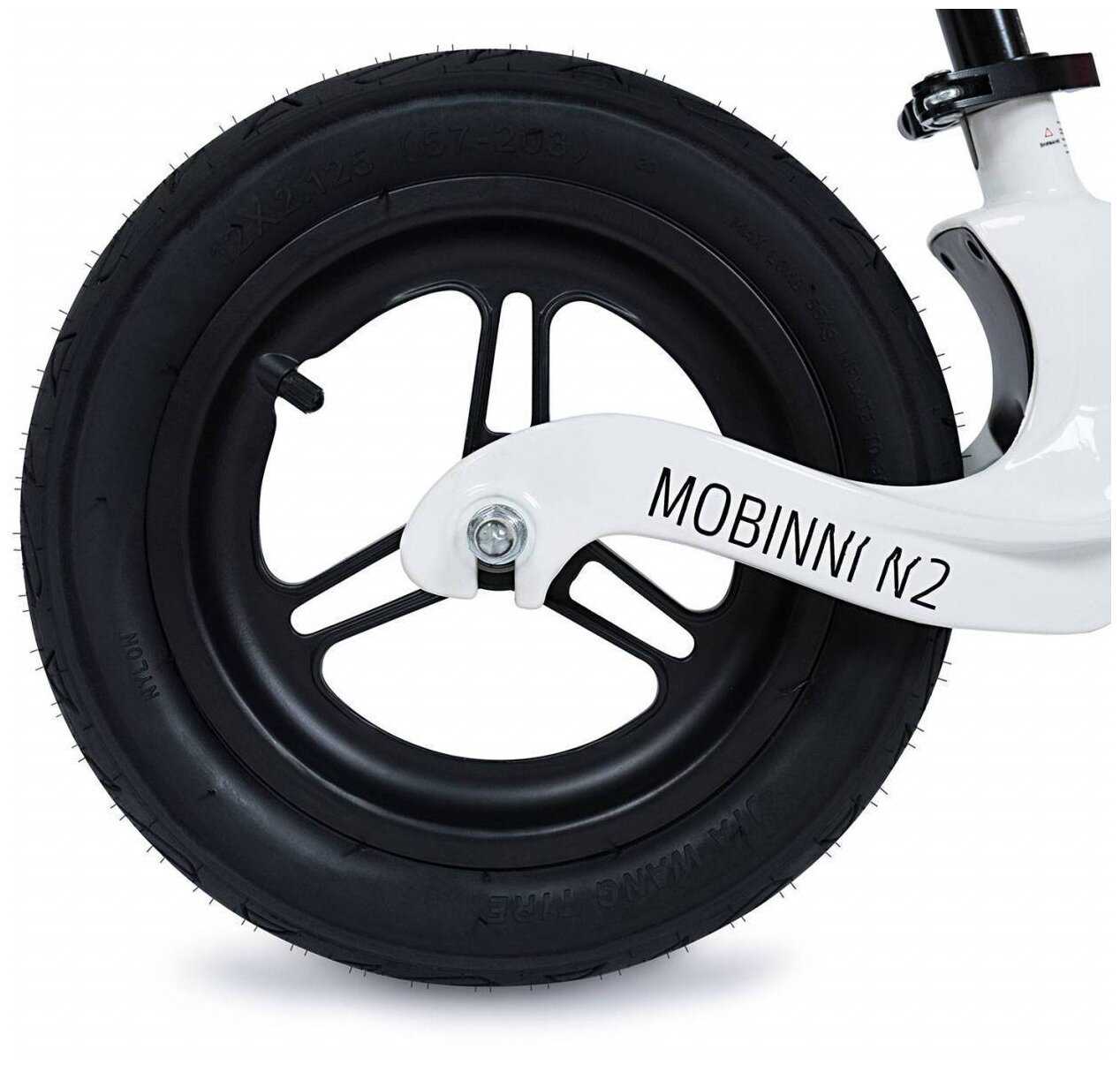 Беговел для детей Nuovita Mobinni N2 Nero Rosso/Красно-черный фотография 9