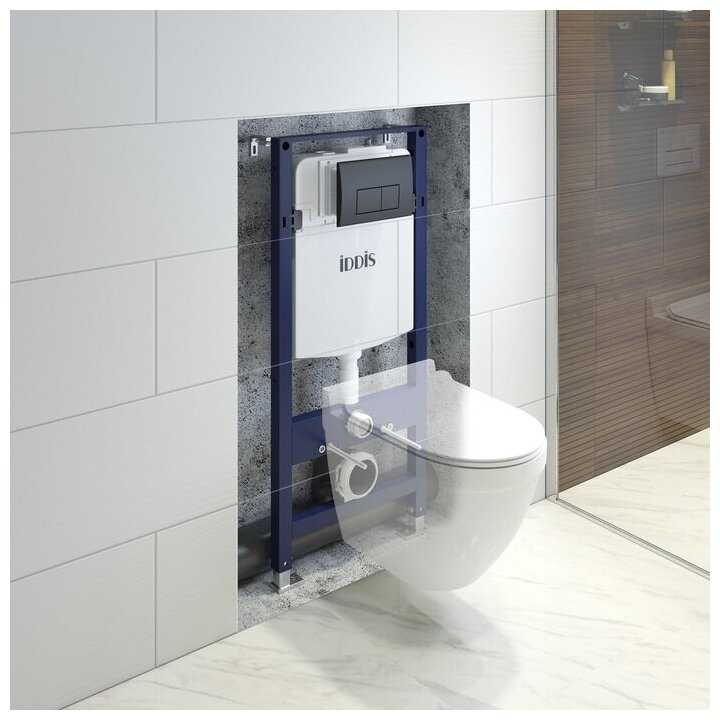 Комплект 2 в 1: инсталляция и клавиша смыва, Optima Home, IDDIS, OPH00MBi32K фотография 3