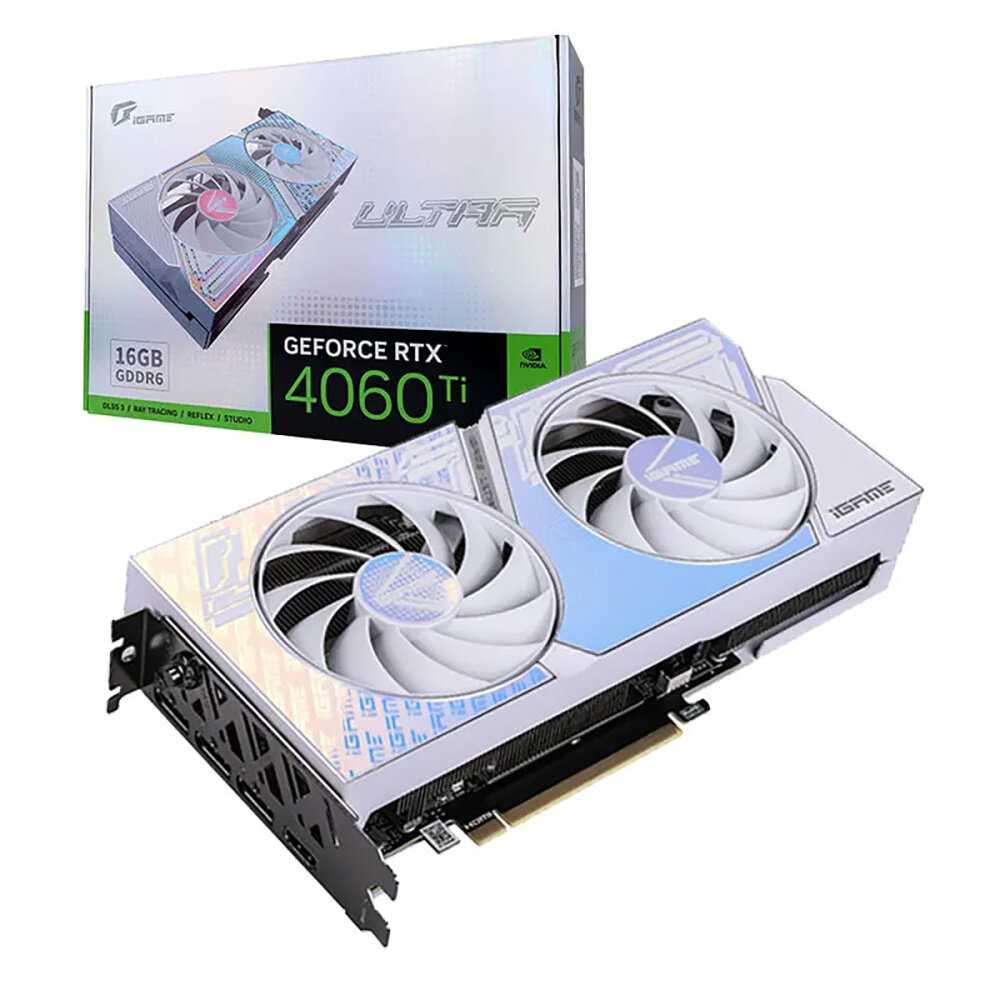 Видеокарта Colorful GeForce RTX 4060 Ti Ultra W DUO OC (16GB-V) фотография 1