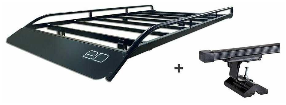 Багажник на крышу Евродеталь ED2-243C+ED7-009C Лада Ларгус, платформа 2300х1100, арт: ED-3243