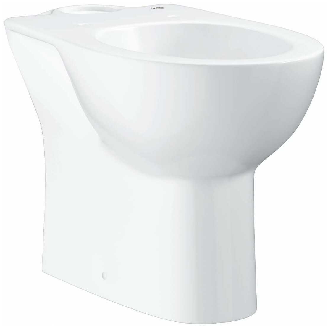 Чаша унитаза напольная Grohe Bau Ceramic 39428000 с горизонтальным выпуском