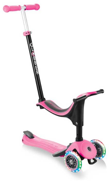 Детский 3-колесный самокат-беговел GLOBBER Go Up Sporty Plus Lights