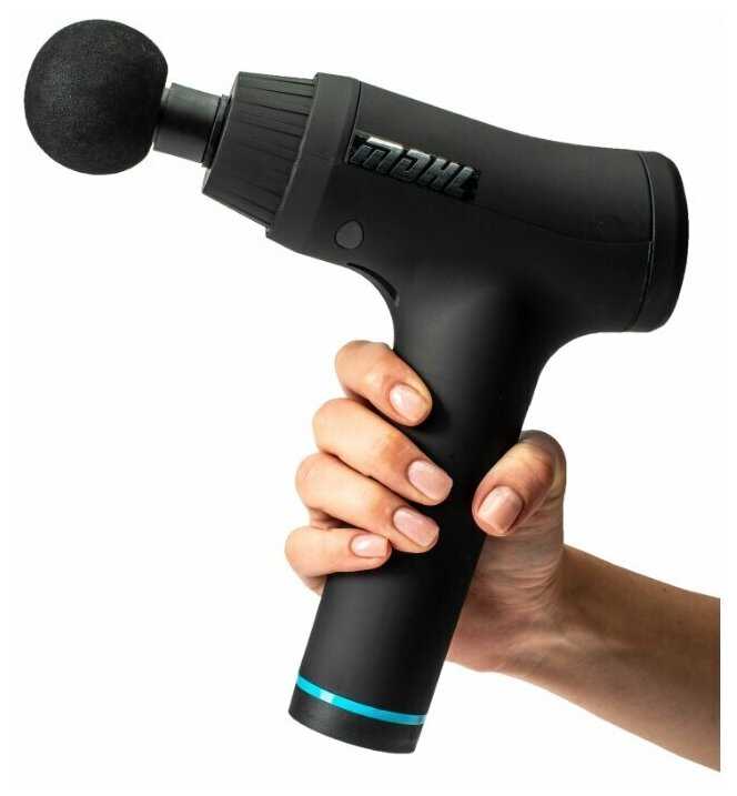 MDHL Pro. Массажный пистолет. Перкуссионный ударный массажёр. Чёрный. фотография 7