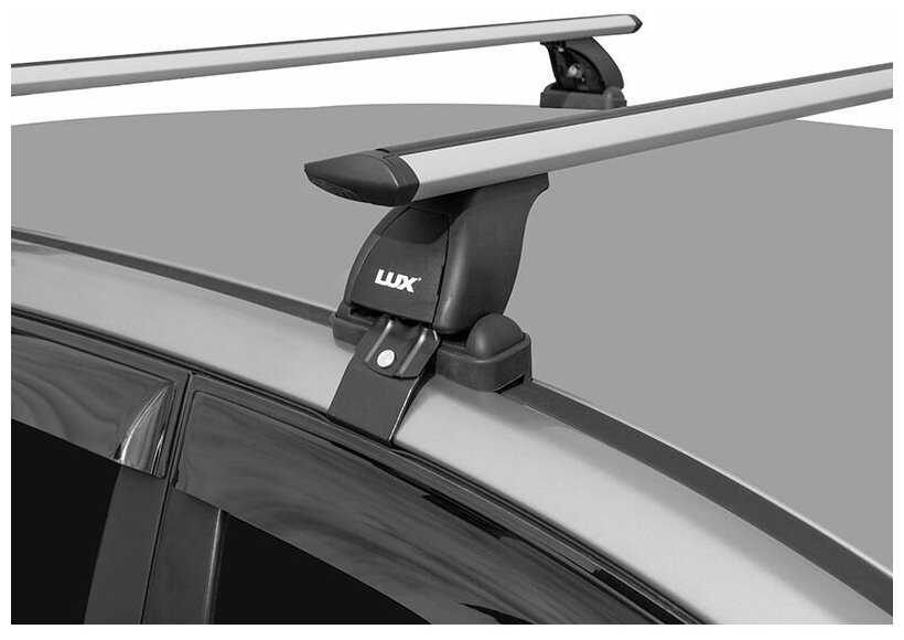 Багажник на крышу LUX дуги аэро-тревел (82мм) 1,3м на Киа К5 2020-2022, арт:21376-06 фотография 2