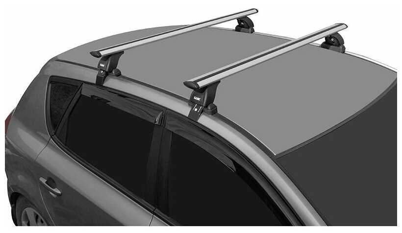 Багажник на крышу LUX дуги аэро-тревел (82мм) 1,3м на Киа К5 2020-2022, арт:21376-06 фотография 3