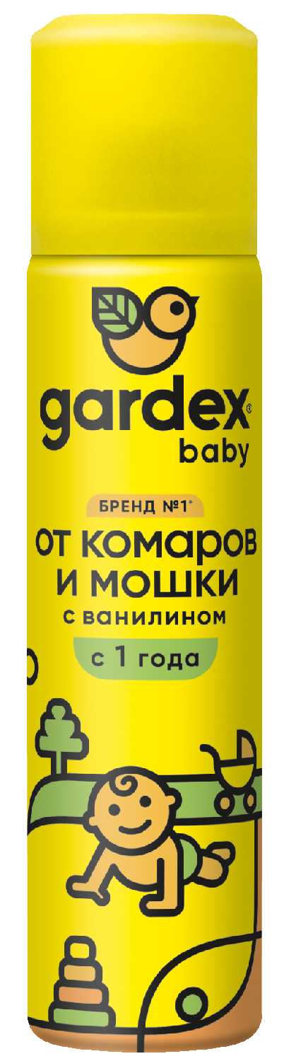 Средство от комаров и от мошки Gardex Baby Аэрозоль фотография 1