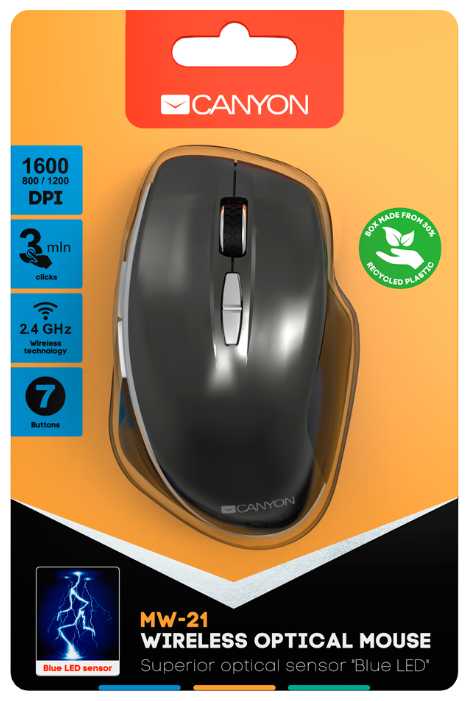 Беспроводная компактная мышь Canyon MW-21 фотография 29