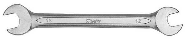 Ключ рожковый KRAFT KT 700527, 14 мм х 12 мм фотография 5