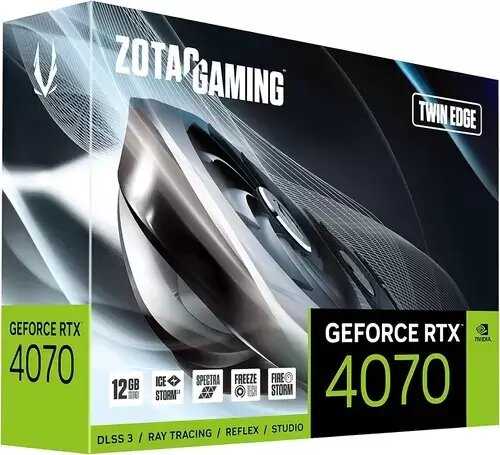 Видеокарта ZOTAC GeForce RTX 4070 Twin Edge (ZT-D40700E-10M) фотография 8