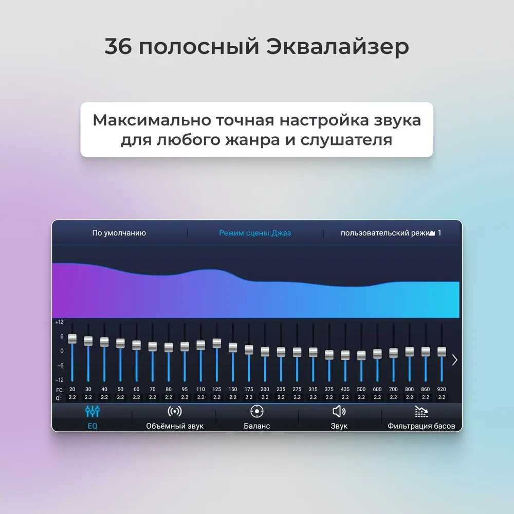 Автомагнитола 2din Fanky F-2D - 9.5 дюймов QLED экран 2K 2000х1200 8-ми ядерный процессор фотография 12