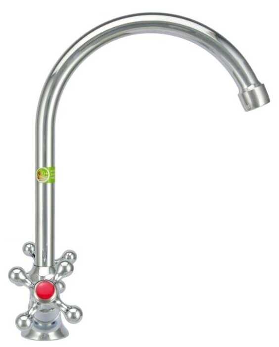 Смеситель для мойки с поворотным R- изливом Eleanti Opal 0402.899 фотография 1
