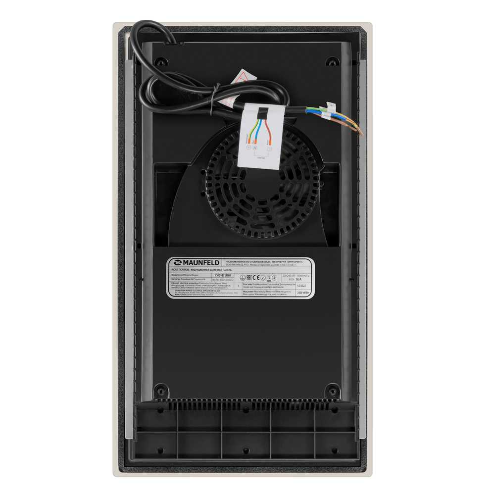 Индукционная варочная панель MAUNFELD CVI292S2FBK LUX фотография 30