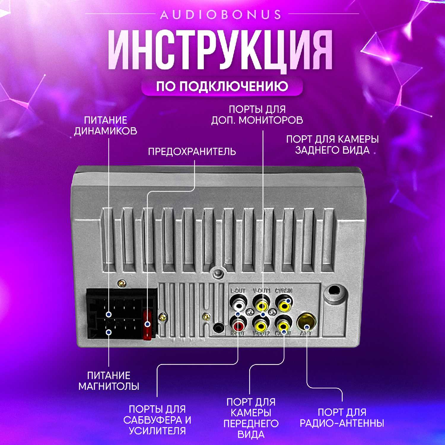 Автомагнитола Универсальная (7018B) фотография 6