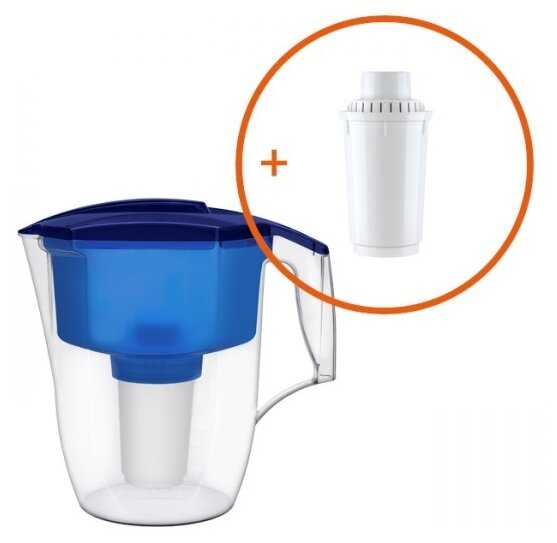 Фильтр кувшин настольный Аквафор Гарри с дополнительным модулем В100-5 3.9 л фотография 18