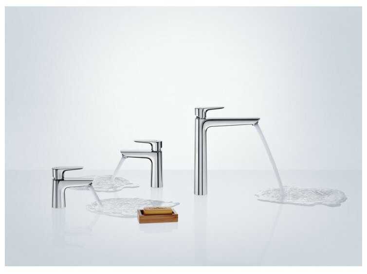 Смеситель для раковины (умывальника) hansgrohe Talis E 71711000, рычажный фотография 4