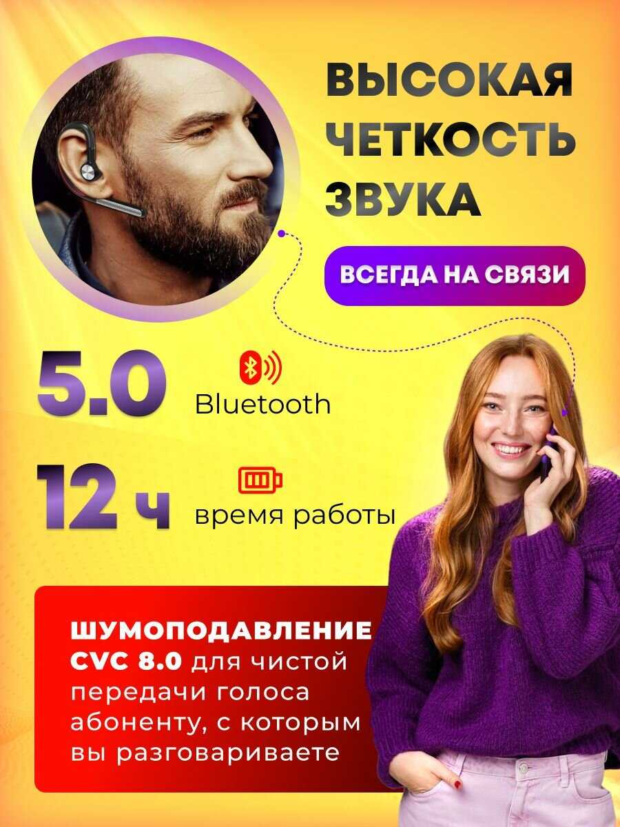 Bluetooth гарнитура А12 фотография 3