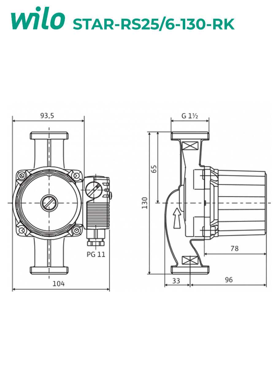 Циркуляционный насос Wilo Star-RS 30/4 фотография 4