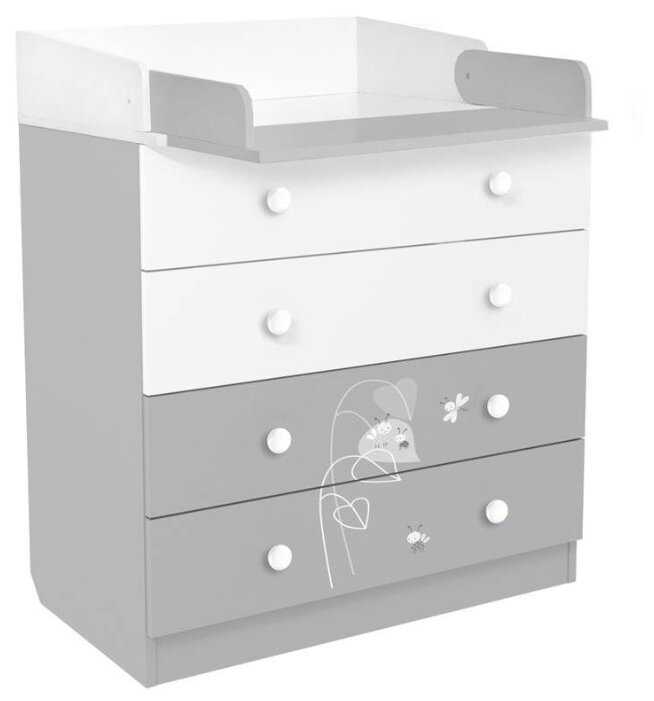 Пеленальный комод Polini Kids French 1580 Amis фотография 2