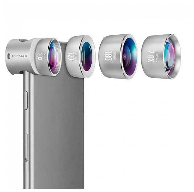 Набор объективов MOMAX X-Lens Pro 4 in 1 Premium Lens Kit фотография 12