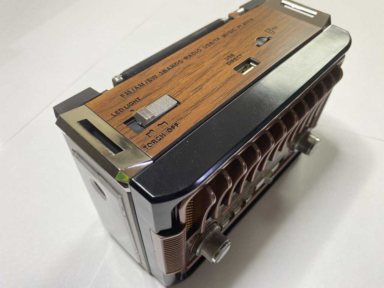 Ретро радиоприемник MyLatso портативный радио плеер (Bluetooth FM USB MP3 TF SD) фотография 19