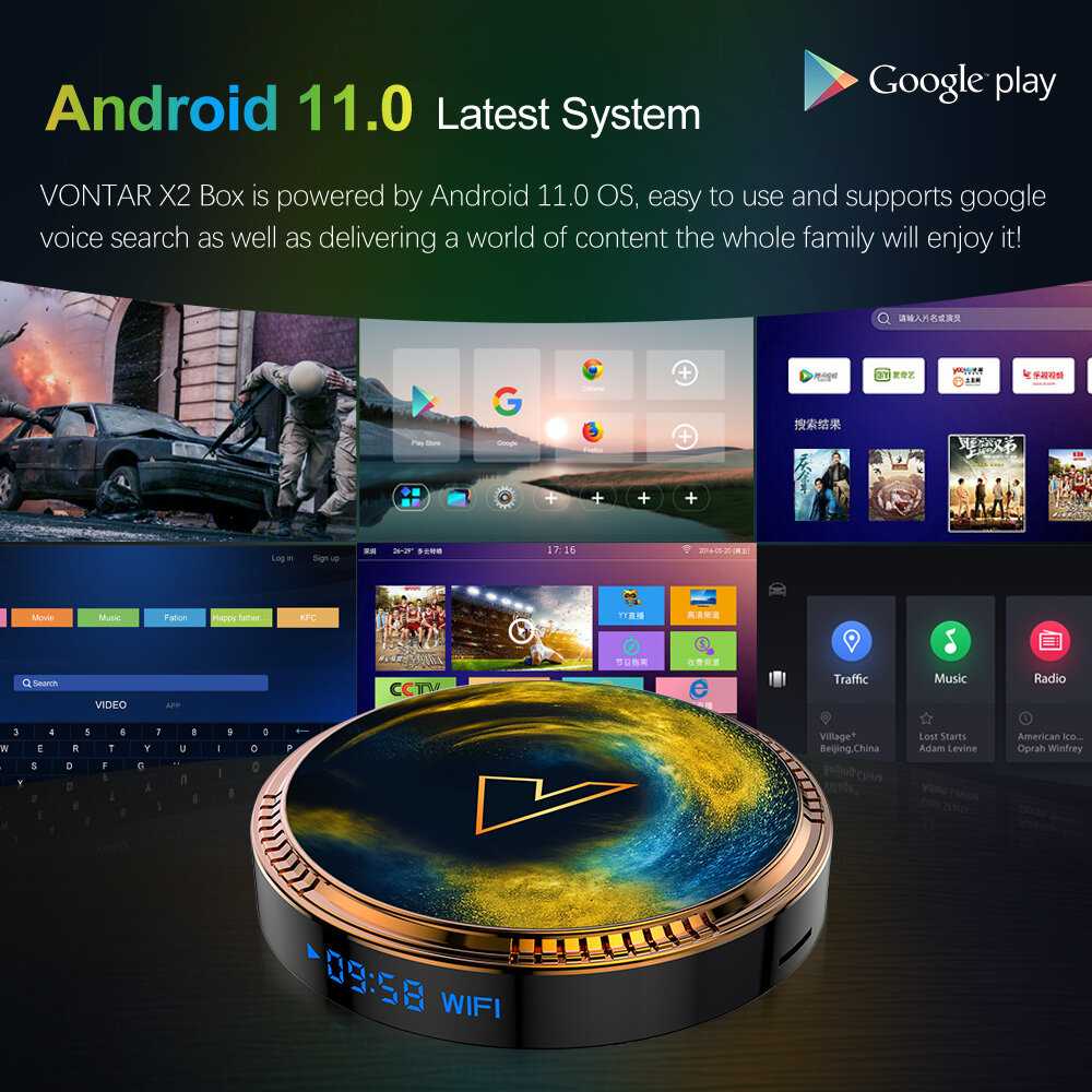 Смарт ТВ приставка Vontar X2 4/32GB фотография 11