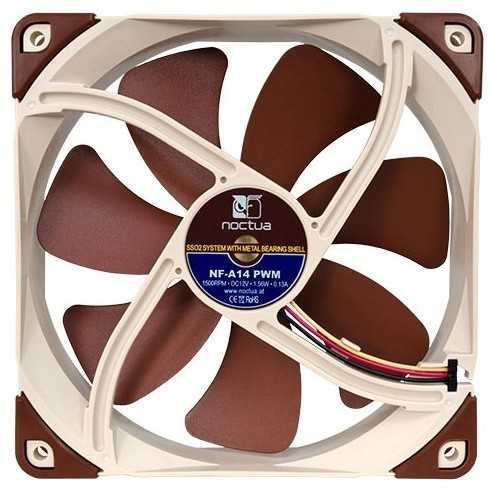 Вентилятор для корпуса Noctua NF-A14 PWM фотография 3