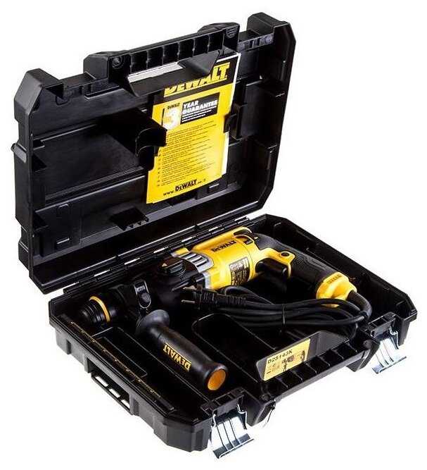 Перфоратор DeWALT D25143K, без аккумулятора, 900 Вт фотография 8