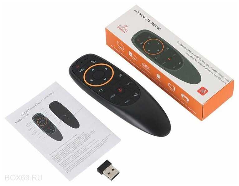 Пульт UNIVERSAL Android G10S (air mouse + VOICE REMOTE CONTROL) фотография 11
