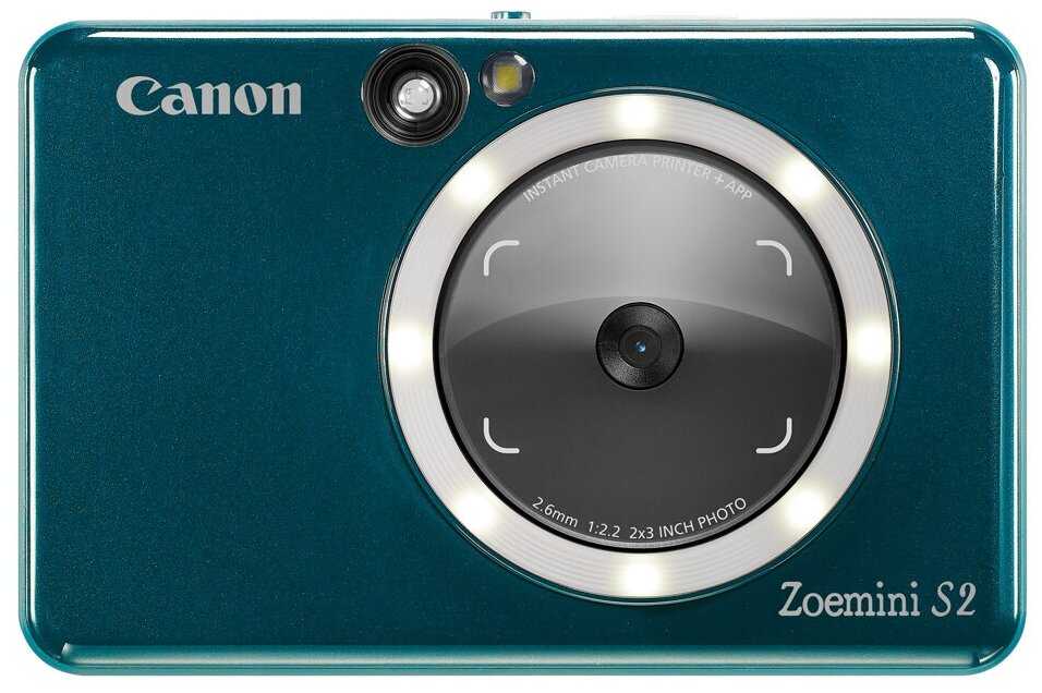 Камера и принтер моментальной печати Canon Zoemini S2, зеленая фотография 3
