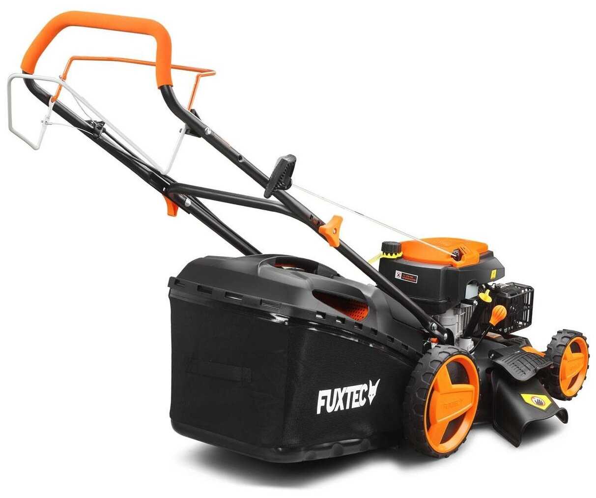 Газонокосилка бензиновая FUXTEC FX-RM5196SL 51 см, Самоходная, Мульчирующая фотография 3
