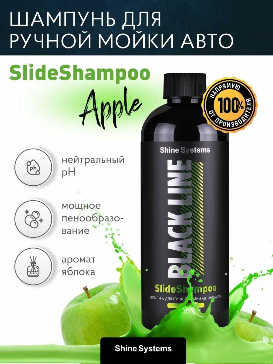 Шампунь для ручной мойки авто Банан Shine Systems SlideShampoo Banana фотография 16