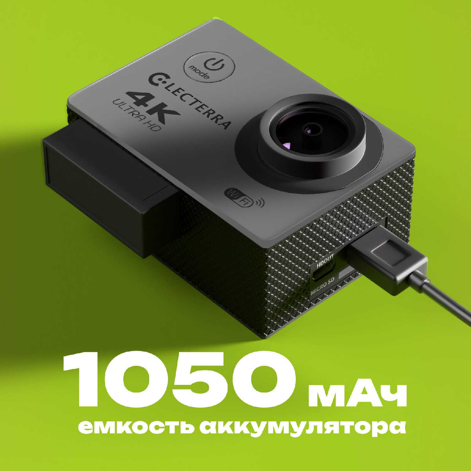 Экшн камера Electerra 720p Ultra HD фотография 4