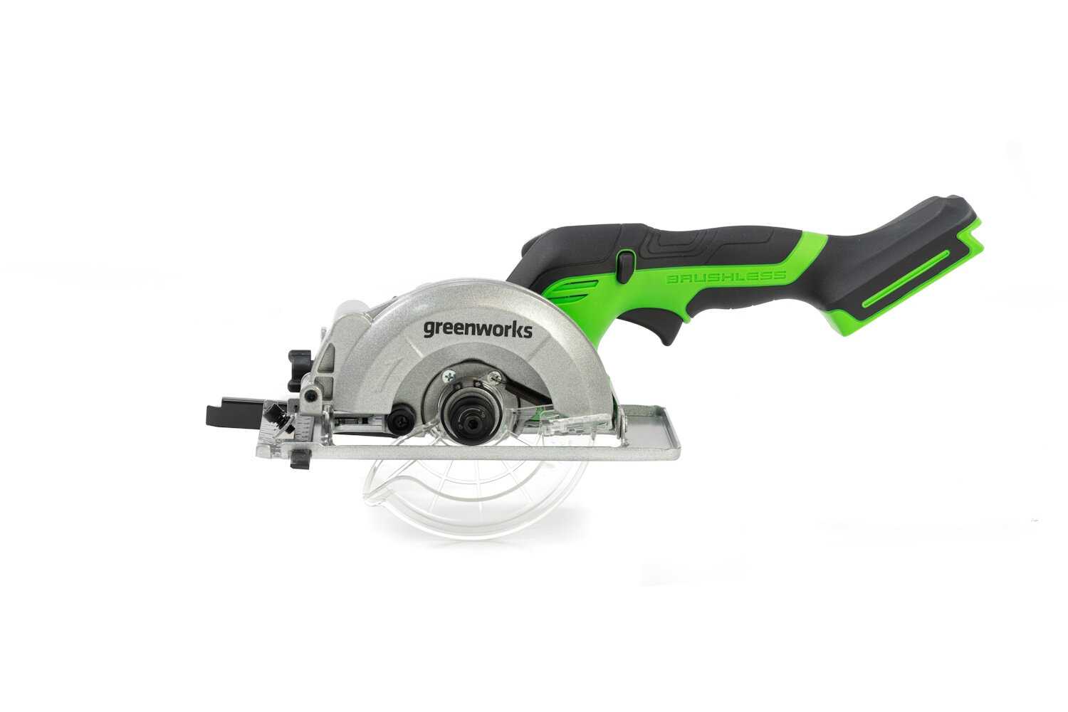 Циркулярная мини пила Greenworks G24MCS фотография 15