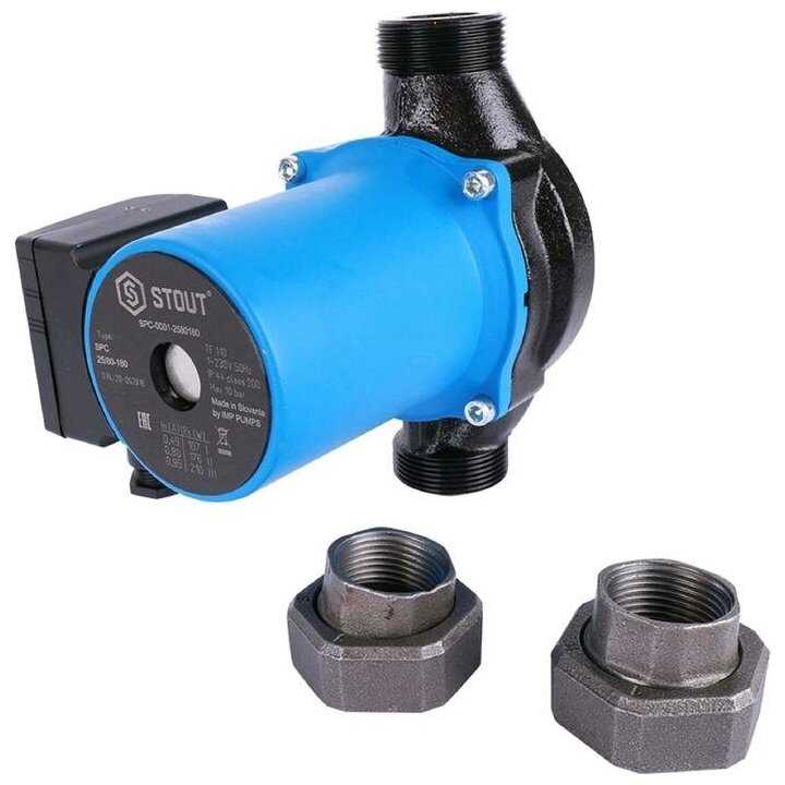 Циркуляционный насос STOUT 25/60-180 SPC-0001-2560180 (95 Вт) фотография 18