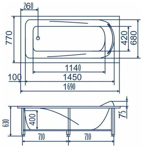 Ванна ALTBACH Виктория (BACH) фотография 8
