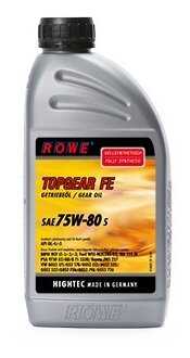 Масло трансмиссионное ROWE TOPGEAR FE S SAE 75W-80 75W-80 фотография 1