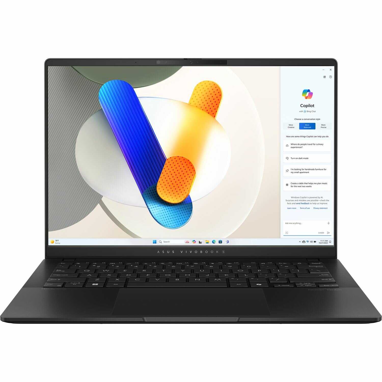 Ноутбук ASUS Vivobook S 14 OLED Ryzen 5-7535HS/8G/512G SSD/14