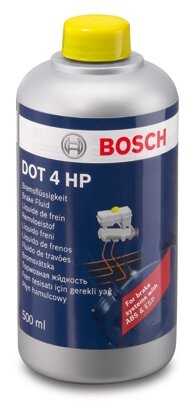 Тормозная жидкость Bosch Dot 4, Brake Fluid HP 0.5 л