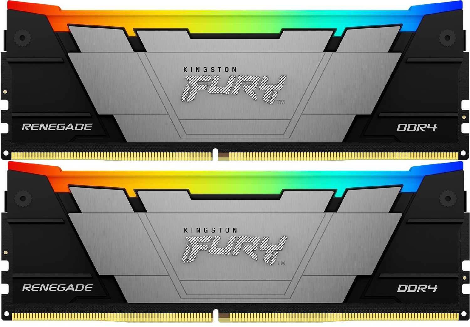 Модуль памяти Kingston FURY Renegade RGB [64GB 3600MHz DDR4 CL16 DIMM Kit of 2] [KF436C18RBAK2/64] фотография 3